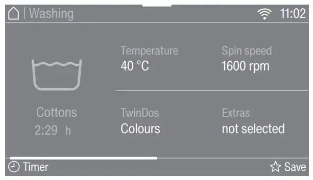 Miele WTR870WPM Washer Dryer - Operation 2