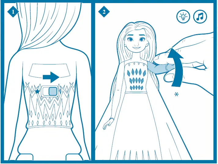 Hasbro F3527 Disneys-Frozen-Queen-Elsa-Doll-Instruction-FIG-1