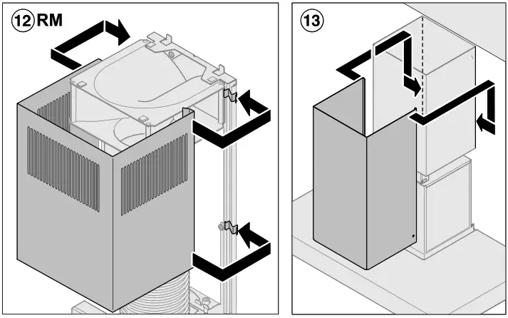 Miele DA 6596 W, DA 6526 W Puristic Canto Wall Mounted Decor Hood - Figure 9
