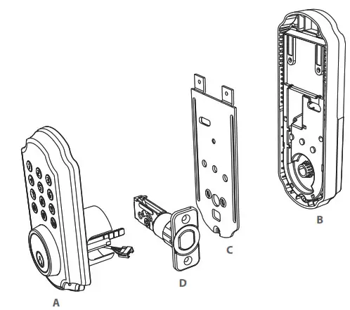 TURBOLOCK TL117WM WiFi Deadbolt Lock - Fig2