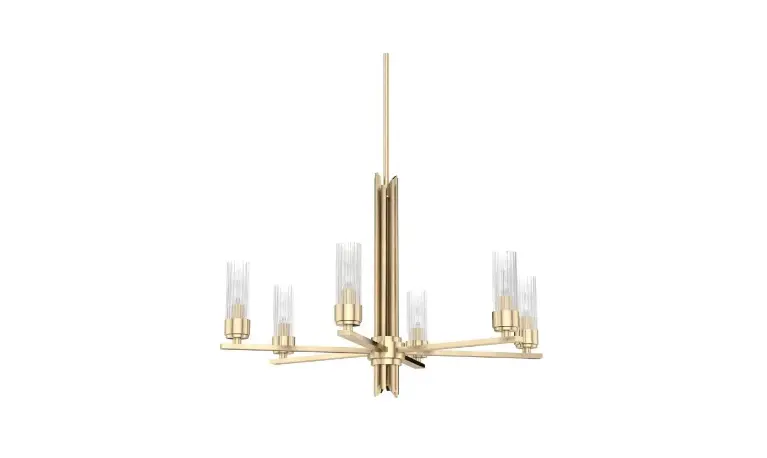 Hunter 19785 6 Light Chandelier Instruction Manual