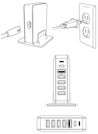 LIMITLESS E236070 6-Port Tower Charger - fig 4