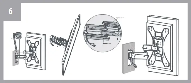 ONE FOR ALL WM4451 Full-Motion TV Wall Mount B06