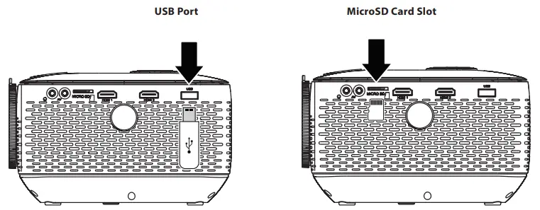 naxa NVP-2003 100 Inch Home Theater 720P LCD Projector Player - fig 12