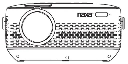 naxa NVP-2003 100 Inch Home Theater 720P LCD Projector Player - fig 6