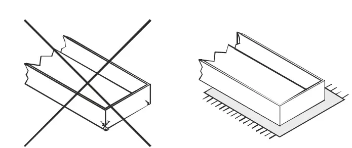 WASHTOWER WSCI58-45-S Deep Shelves Guidelines For Furniture Care