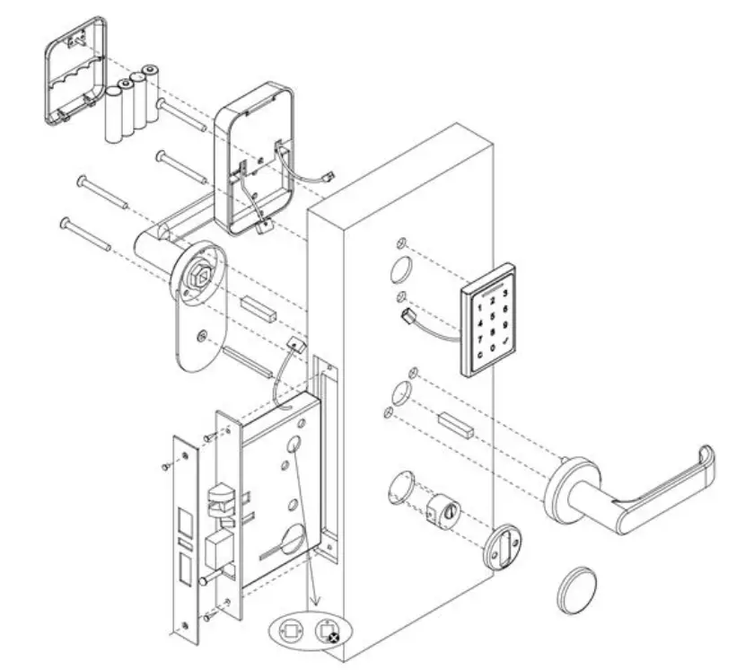 PASSTECH HP 100 Hotel Door Lock 20