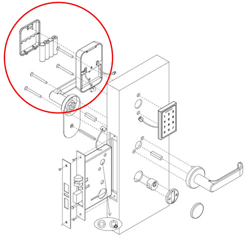 PASSTECH HP 100 Hotel Door Lock 25