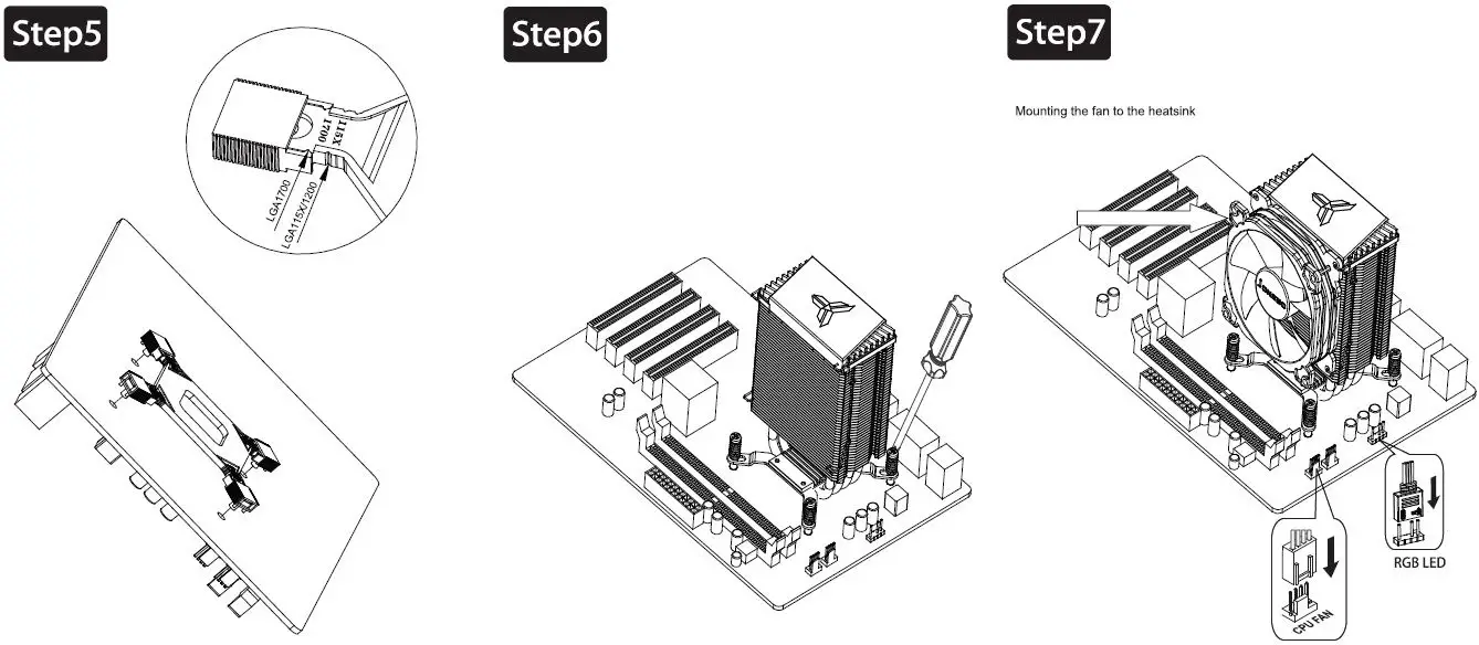 JONSBO CR1400 92mm ARGB CPU Cooler-5