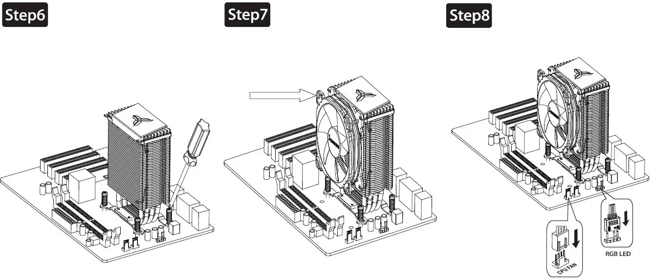 JONSBO CR1400 92mm ARGB CPU Cooler-8