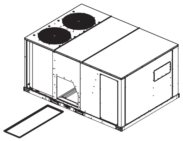 TRANE Technologies FIAHZDC001 Horizontal Duct Conversion Kit Precedent Packaged Rooftop Units - fig 4