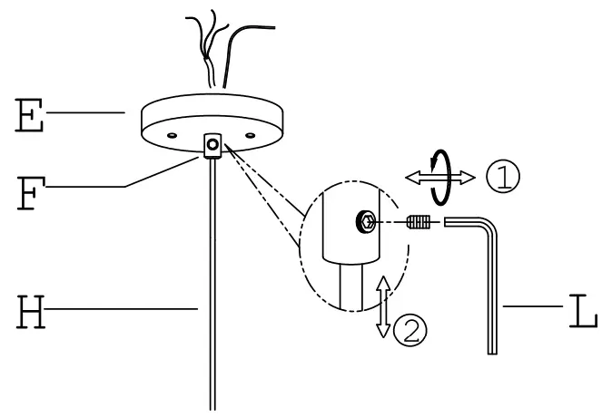 ZEVNI A04934P Matte Black and Gold Metal Modern Contemporary Cone Mini Pendant Light - fig 3