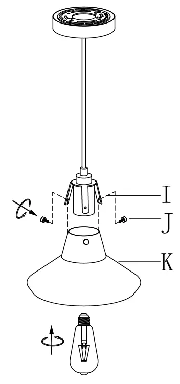 ZEVNI A04934P Matte Black and Gold Metal Modern Contemporary Cone Mini Pendant Light - fig 9