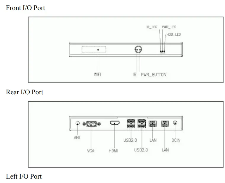 Giada F106D - 4K Jasper Lake Fanless Digital Signage Media Player - Figure 1