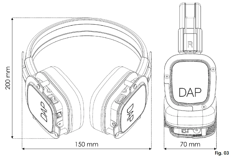 DAP-D1821-Silent-Disco-Headphones-FIG- (3)