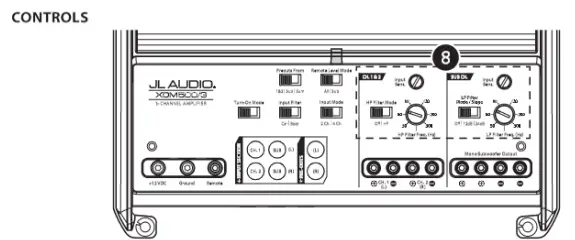 JL AUDIO XDM500 3 500W 3 Channel Amplifier - Fig3