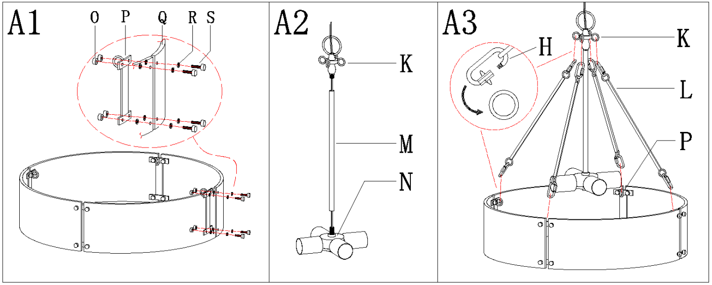 ZEVNI A04841 Zulema 4 Light Gold Modern Contemporary Chandelier - FIGURE 8