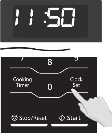 NN-SN936B - Setting the Clock 2