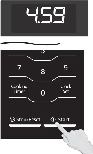 NN-SN936B - Setting the Timer 3