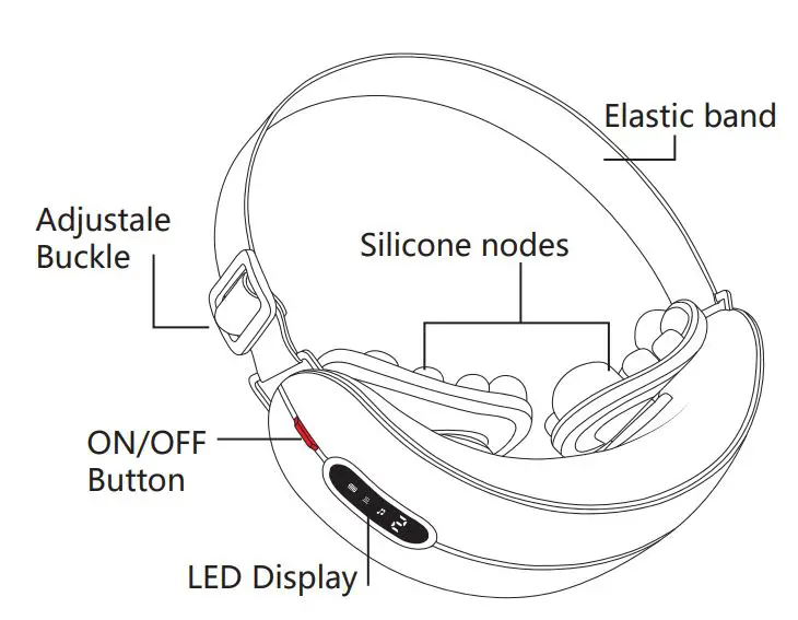 COMFIER CF-6250A Eye Massager with Heat User Manual - Product manual