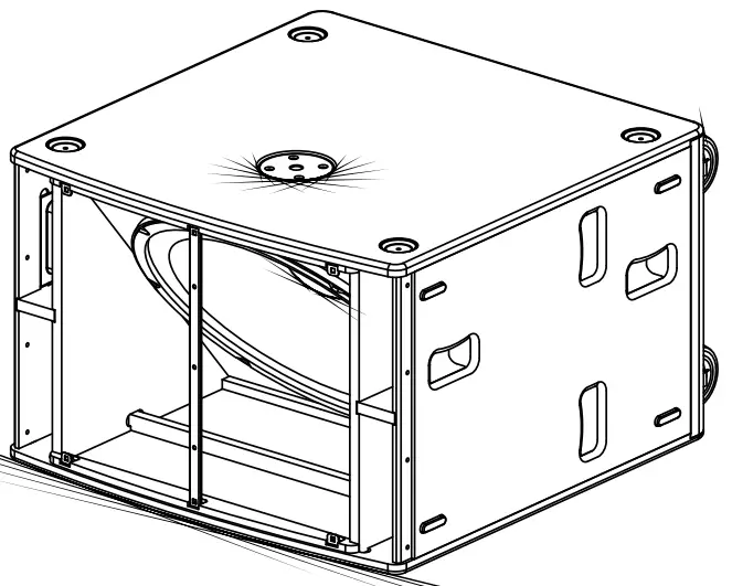 AXIOM SW2100P Compact Band Pass or Bass Reflex Passive Subwoofer