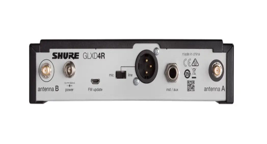 Shure Glxd4r Plus Rack Mount Receiver User Manual Shure Glxd4r Plus Rack Mount Receiver User Manual