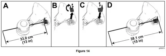 TORO 51831 Flex Force Power System 13 Inch or 15 Inch 60V MAX String Trimmer - Adjusting the Cutting Swath