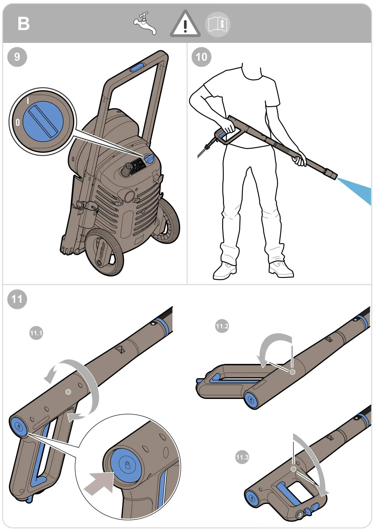 nilfisk food Excellent 170 High Pressure Washer Cleaner - Figure B-3