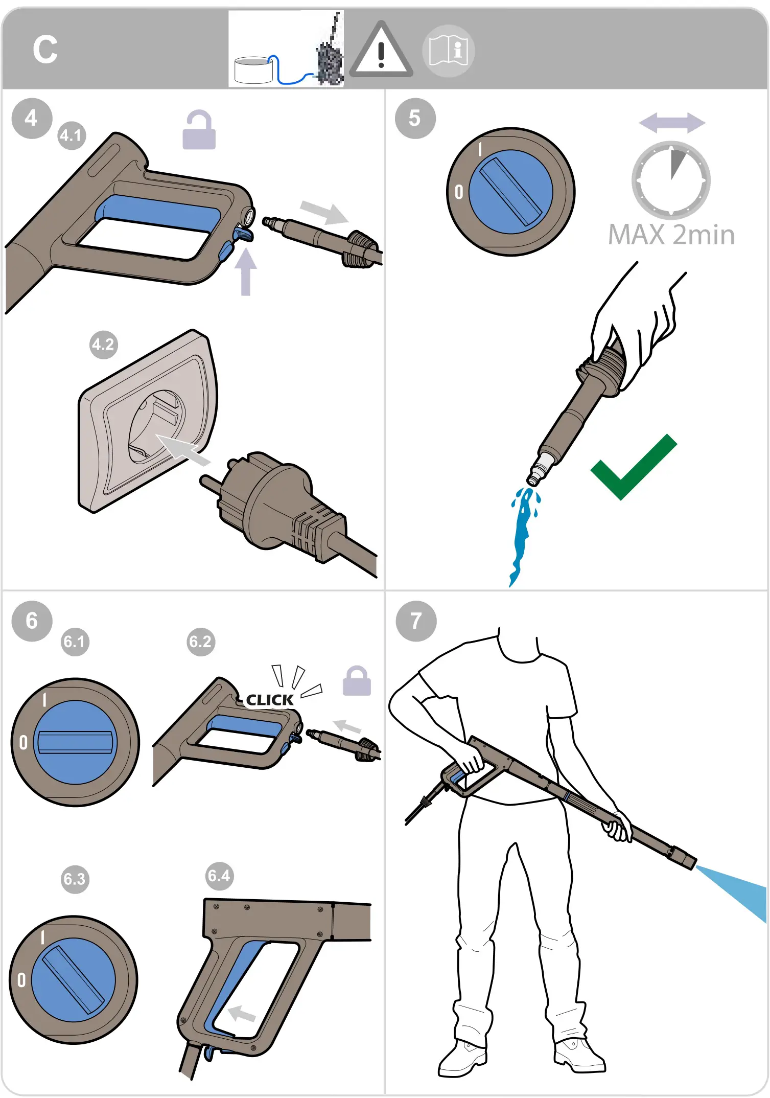nilfisk food Excellent 170 High Pressure Washer Cleaner - Figure C-2