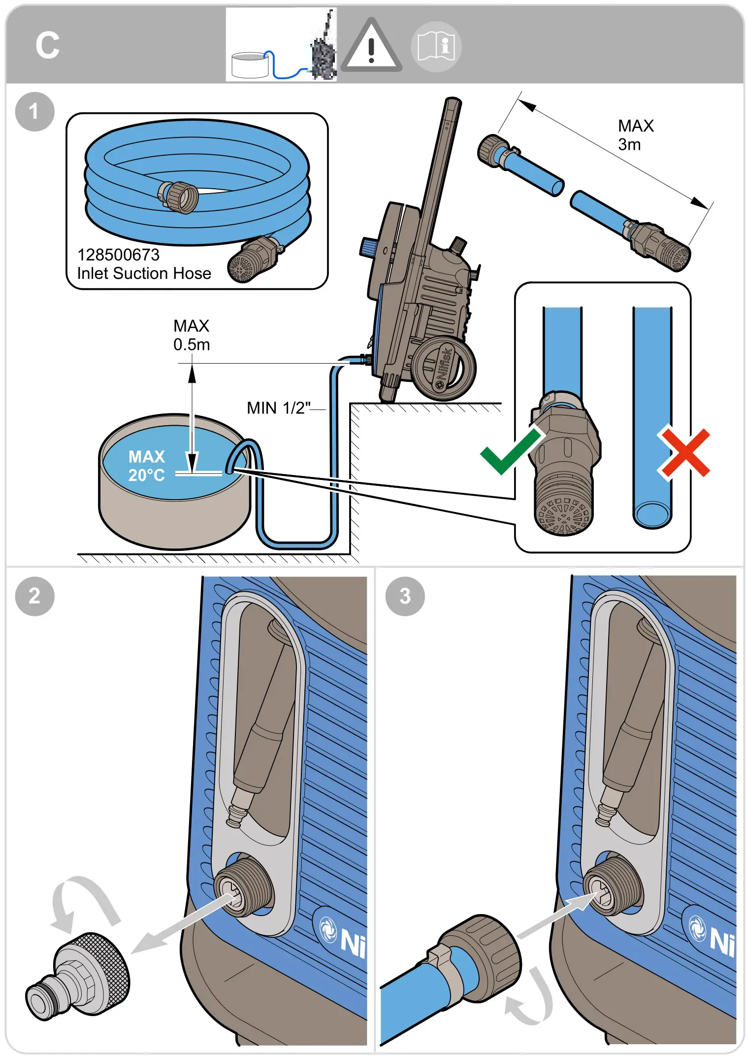 nilfisk food Excellent 170 High Pressure Washer Cleaner - Figure C