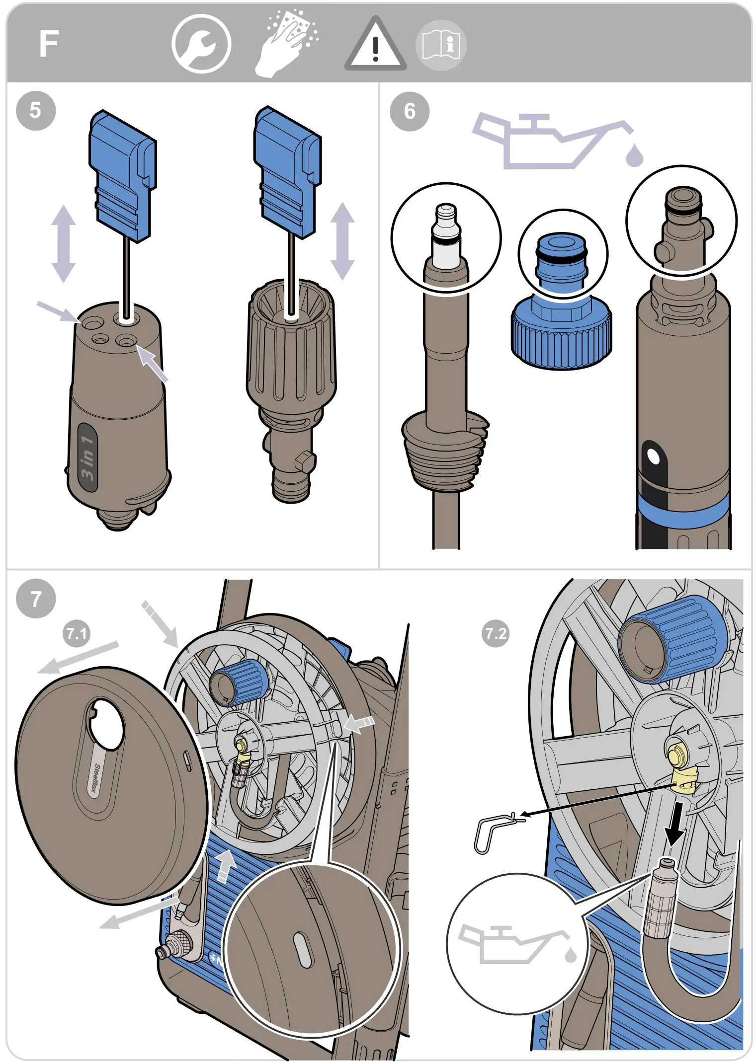 nilfisk food Excellent 170 High Pressure Washer Cleaner - Figure F-2