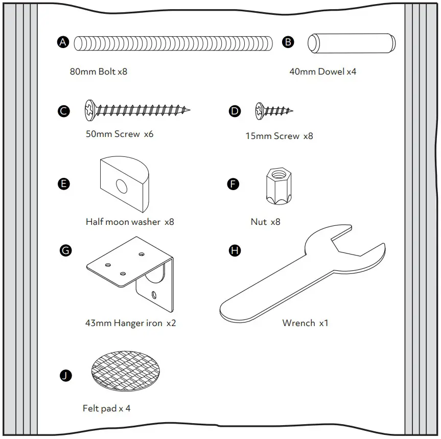 habitat D001 Scottie King Bed - Bag