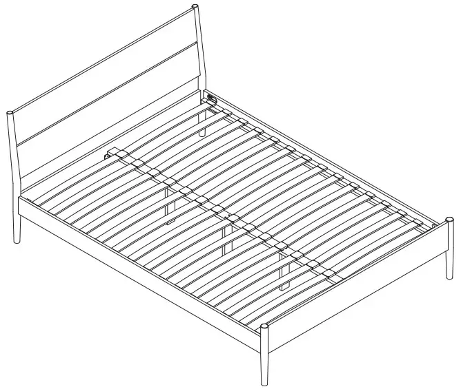 habitat D001 Scottie King Bed