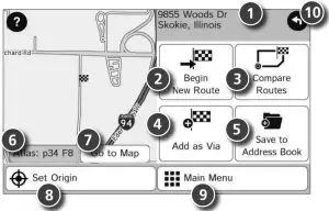Confirm Destination Window