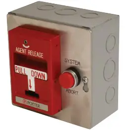 POTTER MAS Agent Release Fire Suppression Pull and Abort Station Product