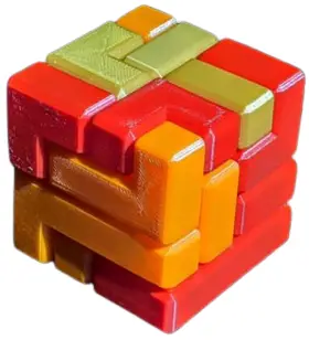 instructables-Fun-Fully-3D-Printable-4x4-Puzzle-Cube-product