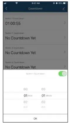 XODO WP1 WiFi Smart Plug - Countdown func�on