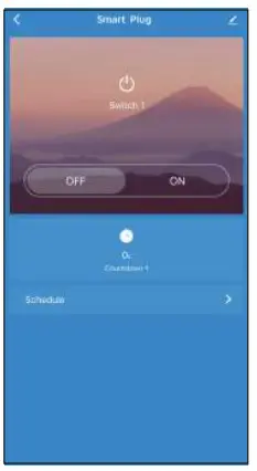 XODO WP1 WiFi Smart Plug -Smart Plug Home Screen