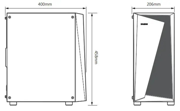 ZALMAN S4 Plus ATC MID Tower Computer Case (1)