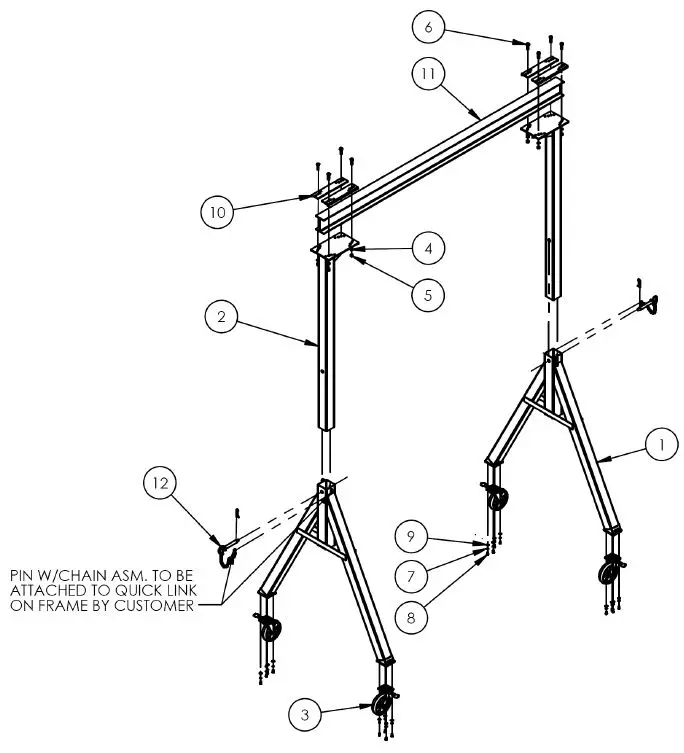 Vestil-FHS-Series-Steel-Fixed-Height-Gantry-Cranes-fig- (2)