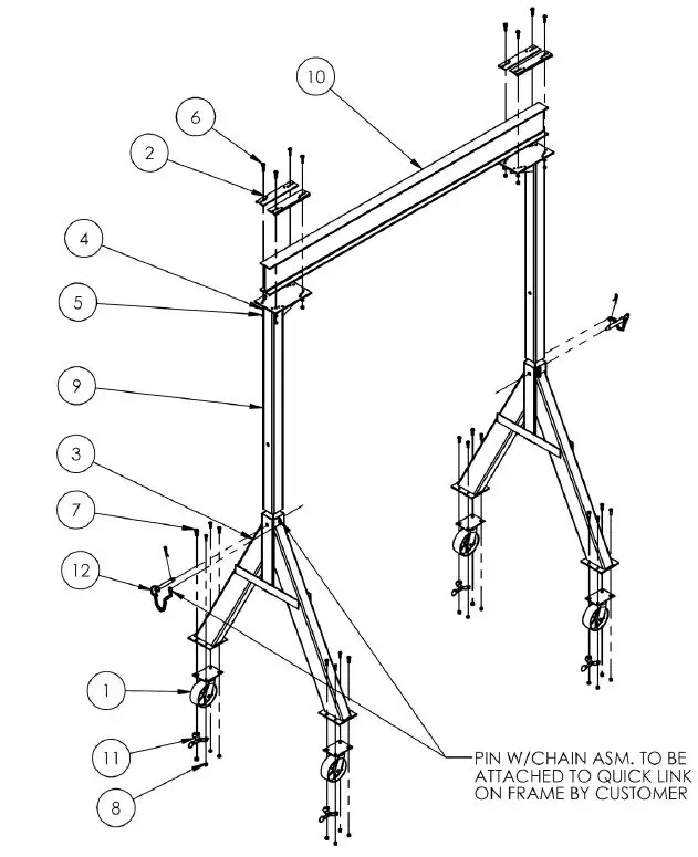Vestil-FHS-Series-Steel-Fixed-Height-Gantry-Cranes-fig- (6)