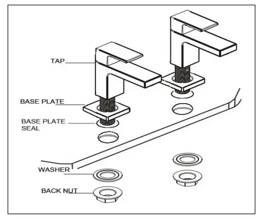 BETTER BATHROOMS BasinBathSink Chrome Mono Waterfall Basin Mixer Tap (1)