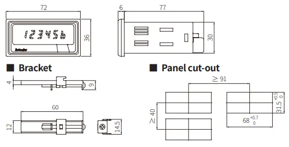 Autonics-FXY-Series-Digital-Counters-or-Timers-Indicator-fig-2
