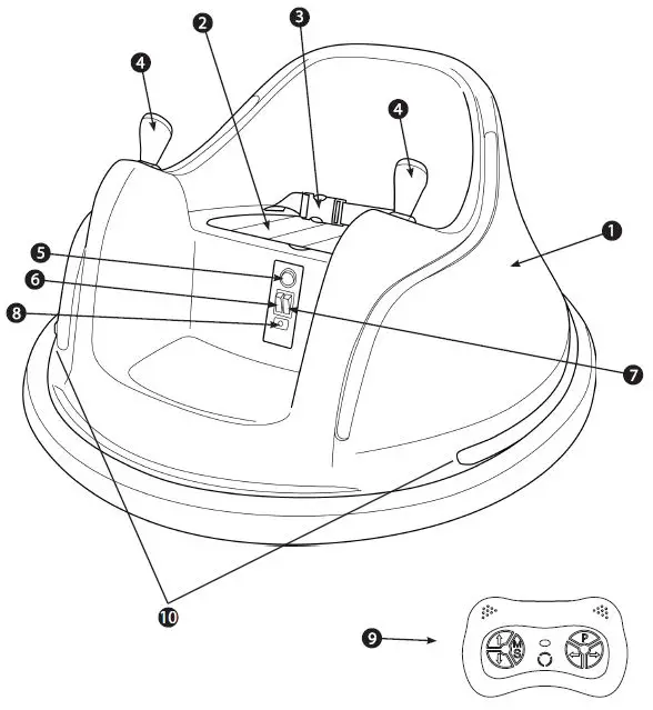 Kidzone-060-ROT-06V2-Ride-On-Bumper-Car-360-Rotation-fig- (3)