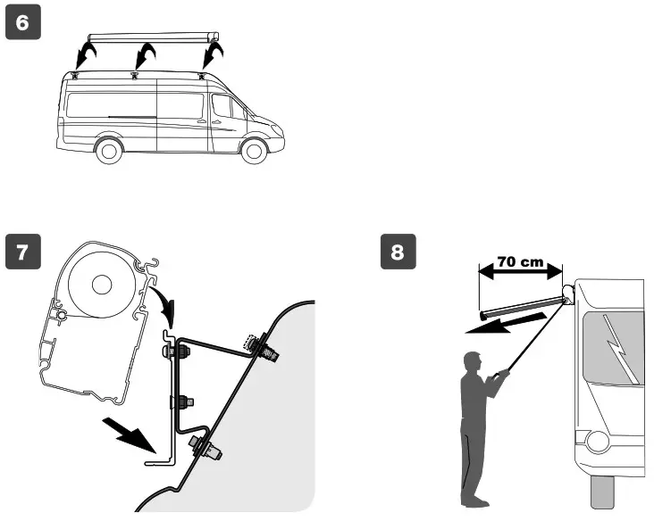 FIAMMA F45 Awning Mounting Bracket Kit - Product Overview 11