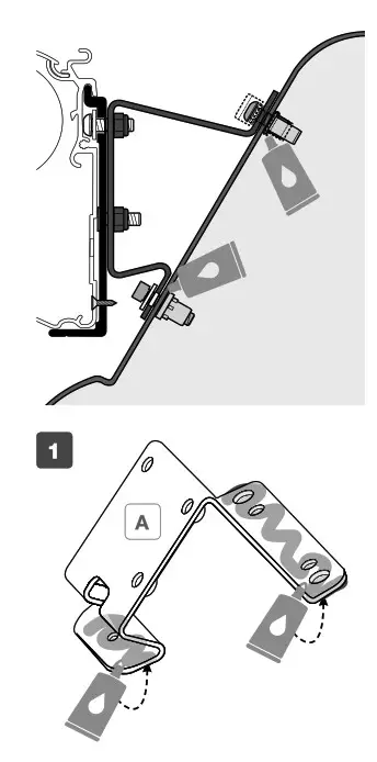 FIAMMA F45 Awning Mounting Bracket Kit - Product Overview 3