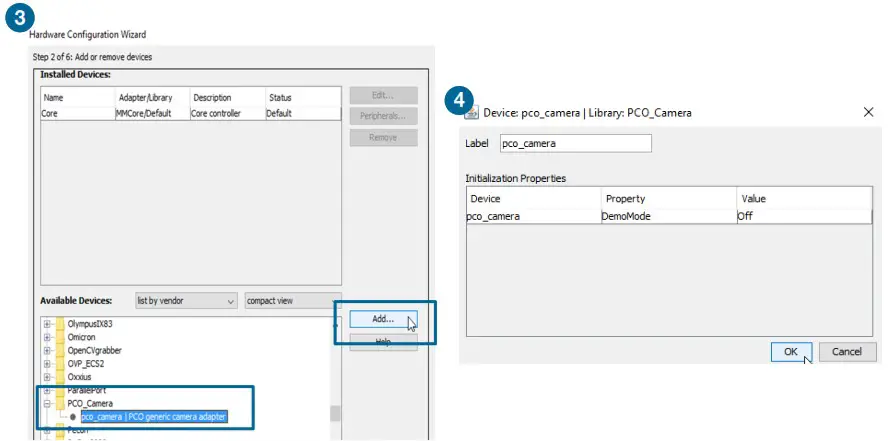 PCO MicroManager - Configuration 3