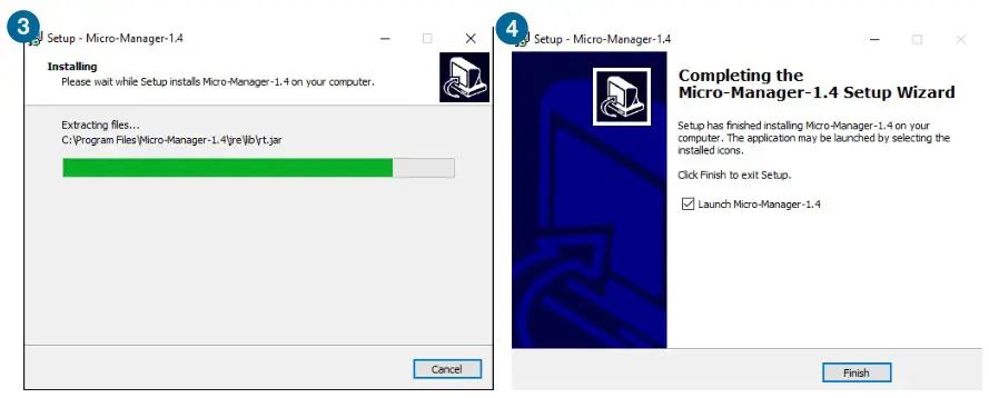 PCO MicroManager - Installation 2