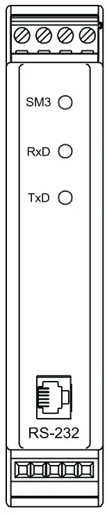 LUMEL SM3 2 Channel Module of Logic or Counter Inputs - View of the