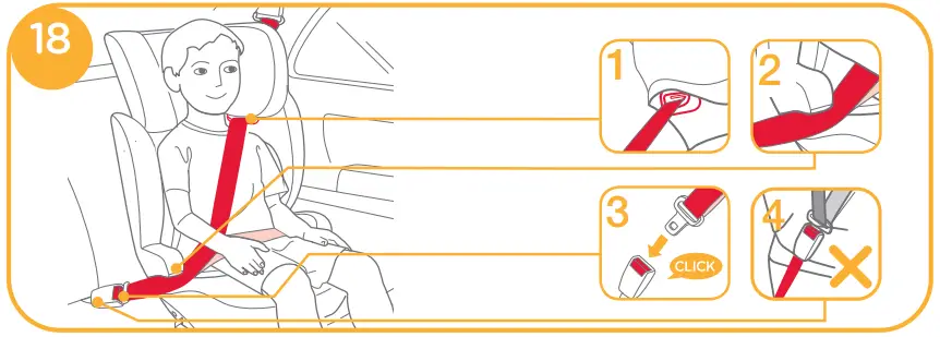 joie Trillo Group 2 3 Child Car Seat - Fig 12